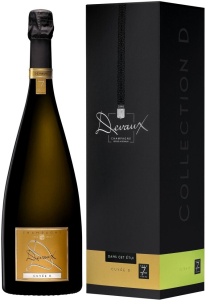 Шампанское Devaux, "Cuvee D" Brut (aged 7 years), Champagne AOC, gift box, 1.5 л