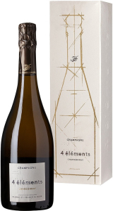 Шампанское Champagne Hure Freres, "4 Elements" Chardonnay Extra Brut, 2015, gift box