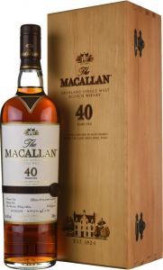 Виски The Macallan 40 Year Old Sherry Oak, wooden box, 0.7 л