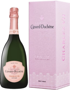 Шампанское Canard-Duchene, "Charles VII" Brut Rose, Champagne AOC, gift box