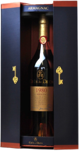 Арманьяк "Cles des Ducs" Millesime, Armagnac AOC, 1980, gift box, 0.7 л