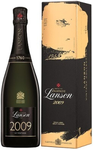 Шампанское Lanson, "Gold Label" Brut Vintage, 2009, gift box