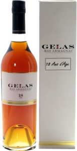 Арманьяк Gelas, Bas Armagnac 18 ans, gift box, 0.7 л