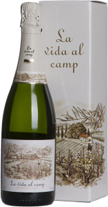 Игристое вино La Vida al Camp, Cava Brut, 2019, gift box