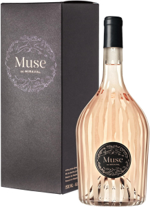 Вино "Muse de Miraval" Rose, Cotes de Provence AOC, gift box, 2019, 1.5 л