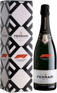 Игристое вино Ferrari, Brut "Formula 1", Trento DOC, gift box