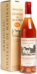 Арманьяк Castarede, "Chateau de Maniban" XO, Bas Armagnac AOC, gift box, 0.7 л