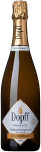 Игристое вино Dopff au Moulin, Chardonnay "Sans Soufre Ajoute", Cremant dAlsace AOC, 2019