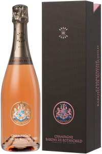 Шампанское "Baron de Rothschild" Rose, gift box