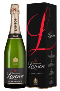 Шампанское Le Black Création 257 Brut в подарочной упаковке, Lanson
