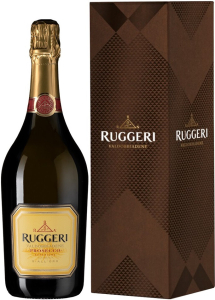 Игристое вино Ruggeri, Prosecco Valdobbiadene GiallOro DOCG, gift box