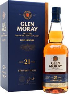 Виски "Glen Moray" Portwood Finish Aged 21 Years, gift box, 0.7 л