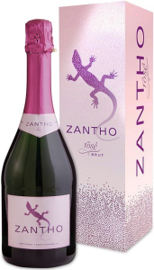 Игристое вино Zantho, Rose Brut, gift box