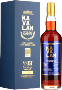 Виски Kavalan, "Solist" Vinho Barrique (56,3%), gift box, 0.7 л