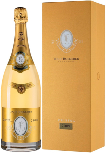Шампанское "Cristal" AOC, 2009, wooden box, 3 л