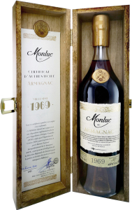 Арманьяк "Monluc" Armagnac AOC, 1969, wooden box, 0.7 л