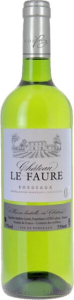 Вино Chateau Le Faure, Bordeaux АОC Blanc