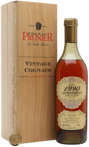 Коньяк "Prunier" Grande Champagne AOC, 1990, gift box, 0.7 л