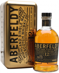 Виски "Aberfeldy" 12 Years Old, metal box, 0.7 л