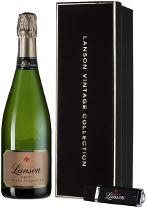 Шампанское Lanson, Vintage Collection Brut, Champagne AOC, 1996, gift box, 1.5 л