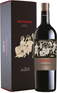 Вино Feudo Arancio, "Hedonis" Nero dAvola, Riserva, Sicilia DOC, 2015, gift box