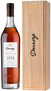 Арманьяк Darroze, Bas-Armagnac "Domaine de La Poste", 1974, wooden box, 0.7 л