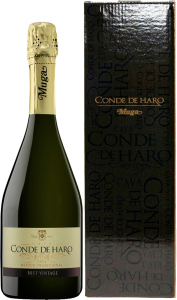 Игристое вино Muga, Cava "Conde de Haro" Brut, Rioja DOC, 2019, gift box