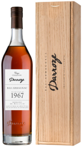 Арманьяк Darroze, Bas-Armagnac "Domaine de Bellair", 1967, wooden box, 0.7 л