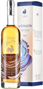 Вино Hardy, "Le Coq dOr" Blanc, Pineau des Charentes AOC, gift box