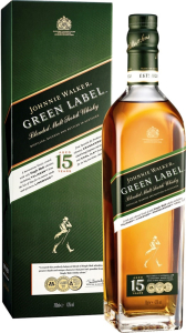Виски Johnnie Walker "Green Label" 15 years old, with box, 0.7 л