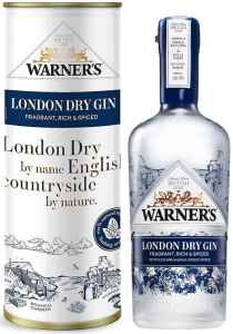 Джин "Warner's" London Dry Gin, in tube, 0.7 л