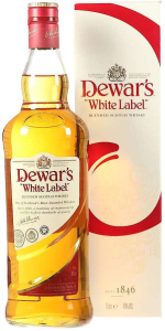 Виски "Dewars" White Label, gift box, 0.75 л