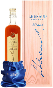 Коньяк Lheraud Cognac "Cuvee 20", wooden box, 0.7 л