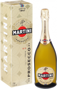 Игристое вино "Martini" Prosecco DOC, gift box