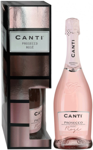 Игристое вино Canti, Millesimato Prosecco DOC Rose, 2020, gift box