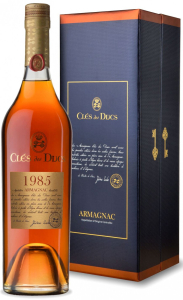 Арманьяк "Cles des Ducs" Millesime, Armagnac AOC, 1985, gift box, 0.7 л