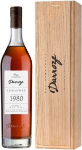 Арманьяк Darroze, Bas-Armagnac "Domaine de La Poste", 1980, wooden box, 0.7 л