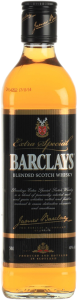 Виски Barclays, 3 Years Old, Blended Scotch Whisky, 0.5 л.