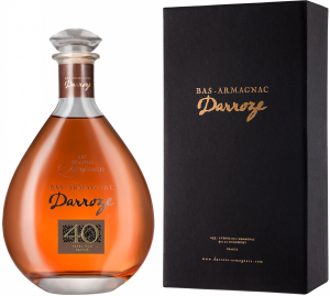 Арманьяк Darroze, "Les Grands Assemblages", 40 ans d'age, Bas-Armagnac, in decanter & gift box, 0.7 л