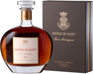 Арманьяк Bas-Armagnac du Chateau de Lacquy, 1974, carafe in gift box, 0.7 л