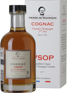 Коньяк Pierre de Segonzac, VSOP Grande Champagne, gift box, 200 мл