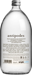 Вода "Antipodes" Still Mineral Water, glass, 1 л