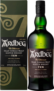 Виски "Ardbeg" 10 YO, in gift box, 0.7 л