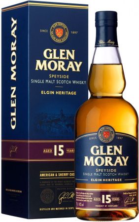 Виски "Glen Moray" 15 Years Old, gift box, 0.7 л