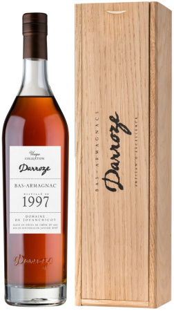 Арманьяк Darroze, Bas-Armagnac "Domaine de Jouanchicot", 1997, wooden box, 0.7 л