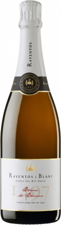 Игристое вино Raventos i Blanc, Blanc de Blancs Brut, Cava DO, 2019