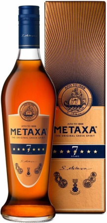 Бренди Metaxa 7*, gift box, 0.7 л