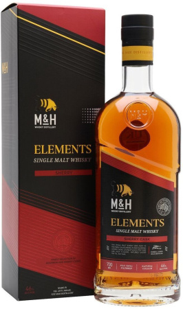 Виски M&H, "Elements" Sherry, gift box, 0.7 л