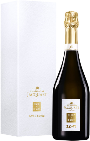 Шампанское Jacquart, Blanc de Blancs, Champagne АОC, 2013, gift box