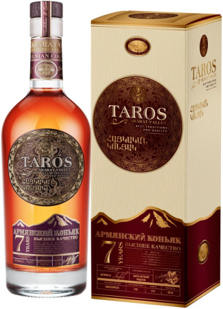 Коньяк Arcon, "Taros" 7 Years Old, gift box, 0.5 л